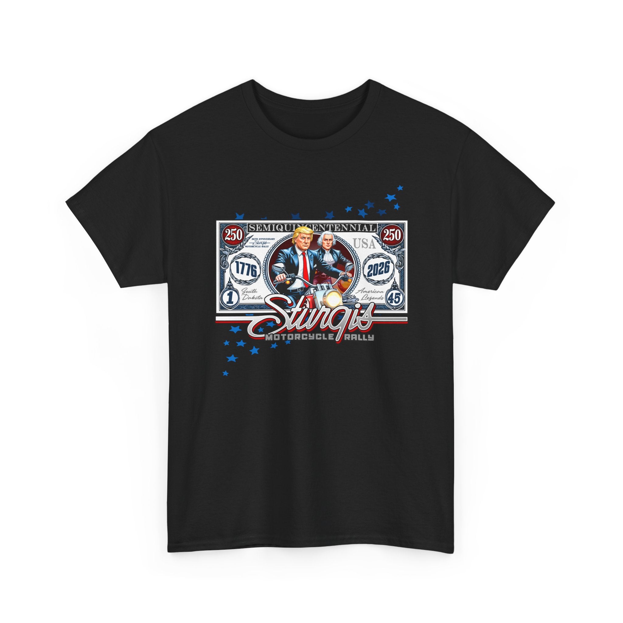 2026 Sturgis Motorcycle Rally George & Donny Mens Black T-shirt GMX