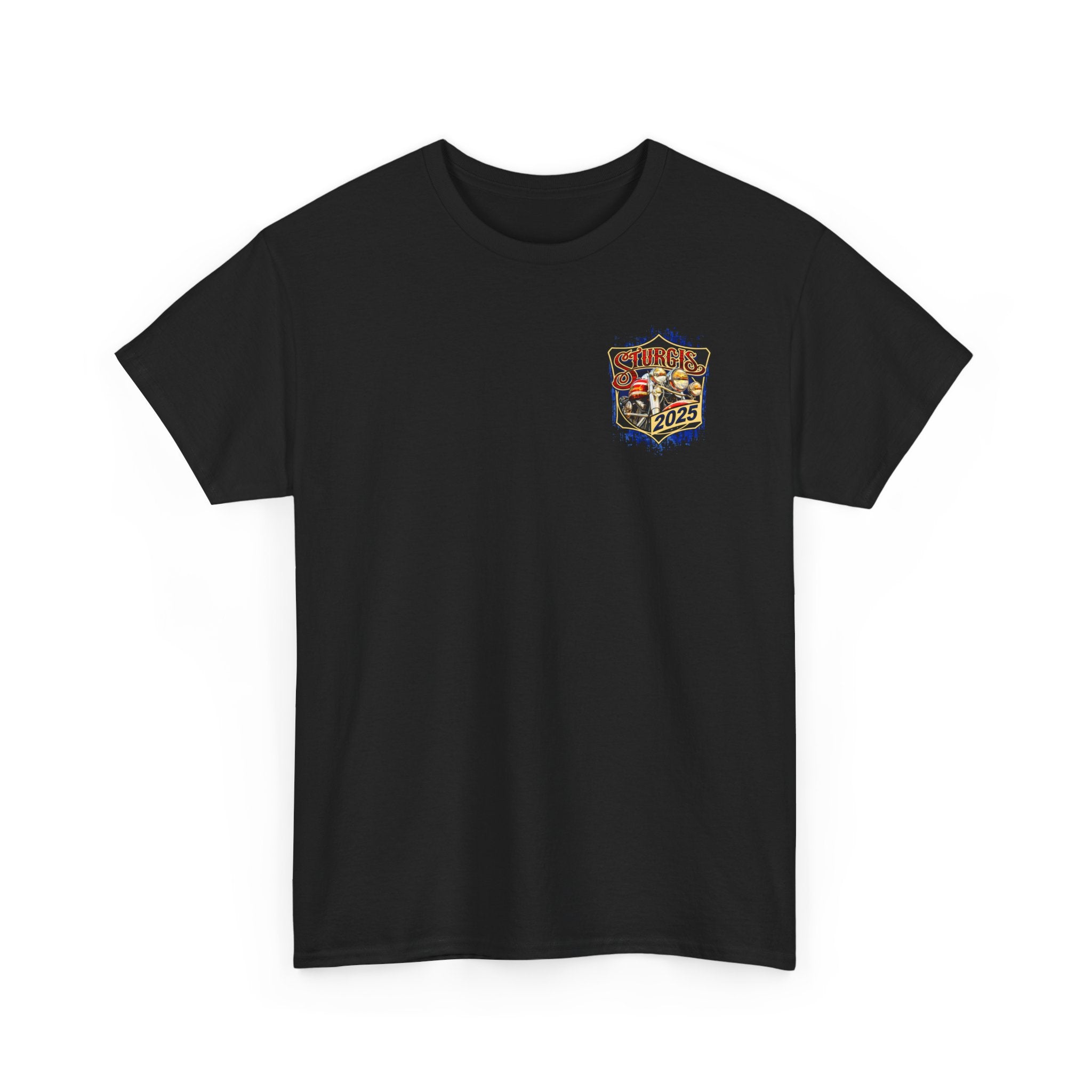 2025 Sturgis Motorcycle Rally Rushmore Mens Black T-Shirt GMX