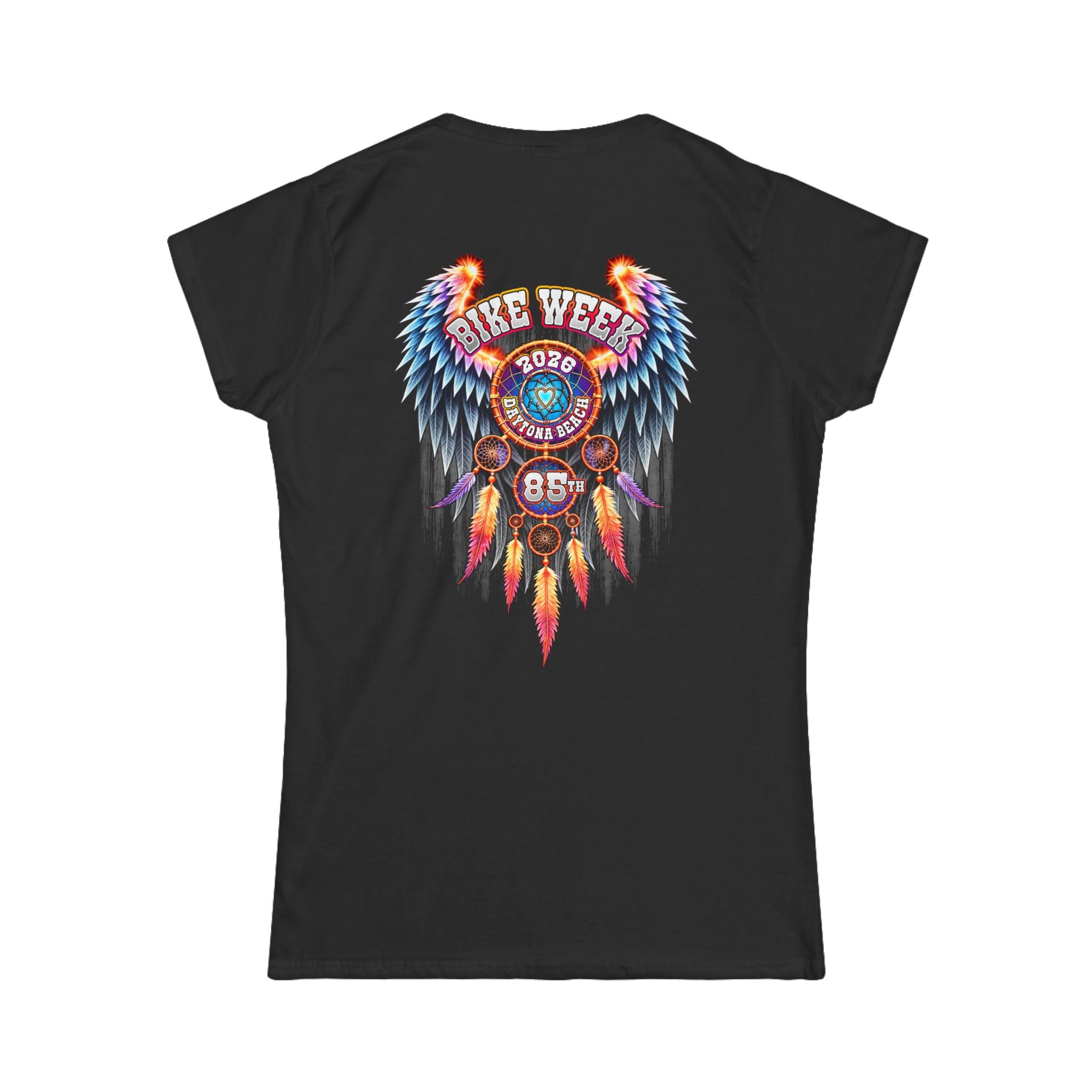 Daytona 2026 Dream Catcher Ladies Black T-Shirt