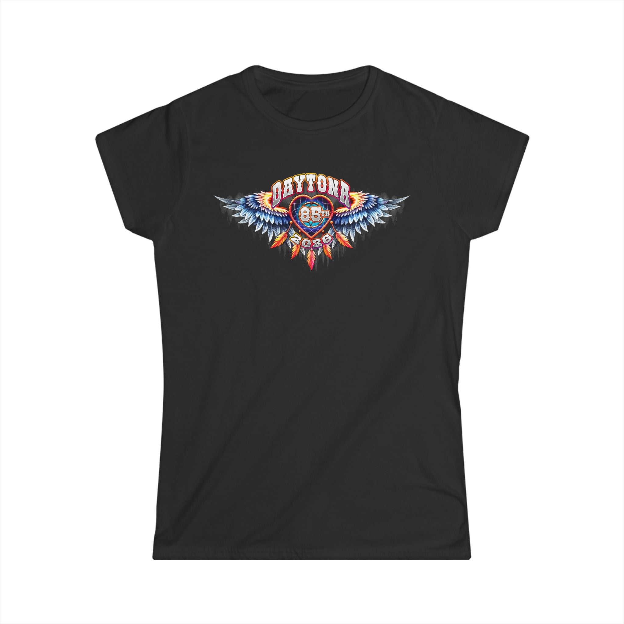 Daytona 2026 Dream Catcher Ladies Black T-Shirt