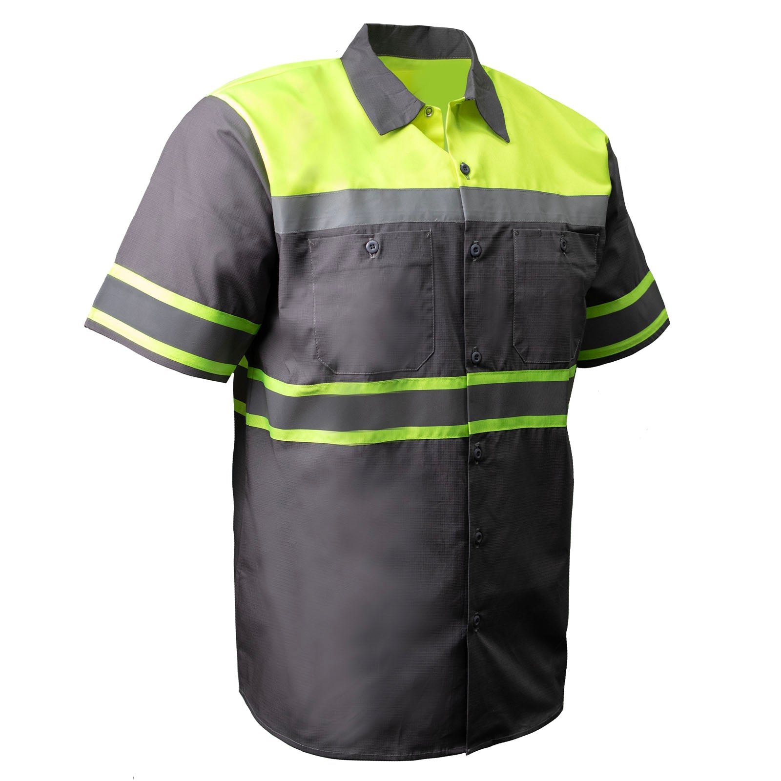 MMMCC Men's Safeway Green/Grey Mechanic Rider Ready Shirt w