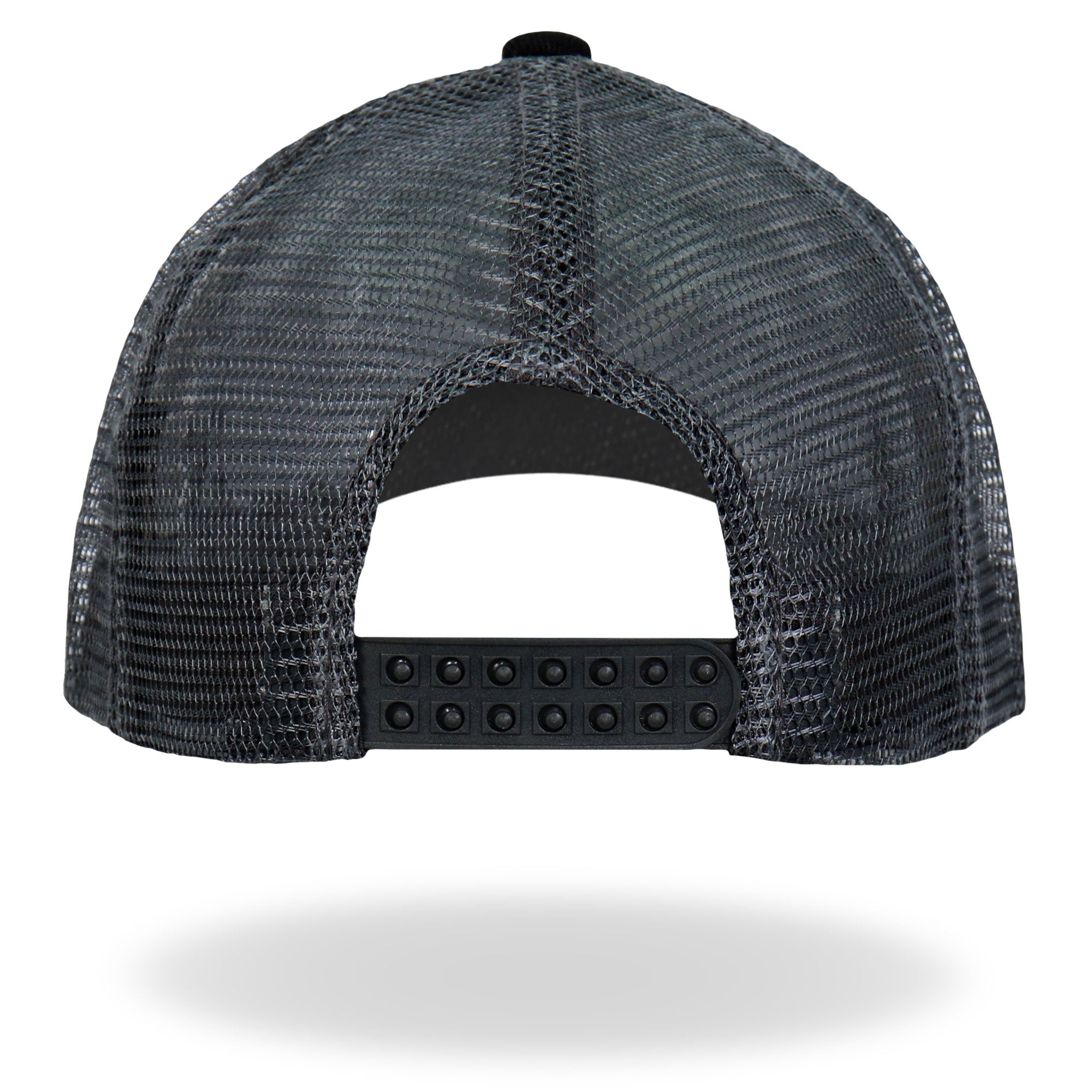 Hot Leathers Charcoal and Black EKG Piston Snapback Hat GSH2031