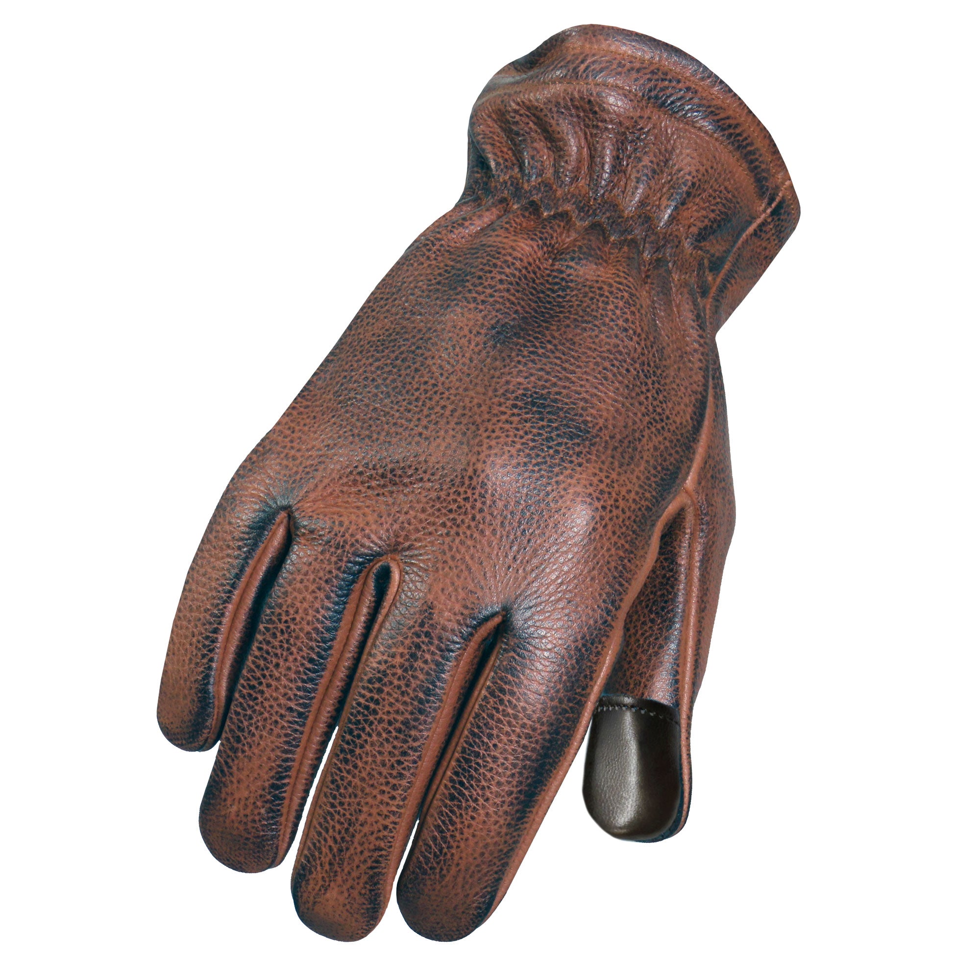 GLV DRIVER BROWN/BLACK – Hot Leathers