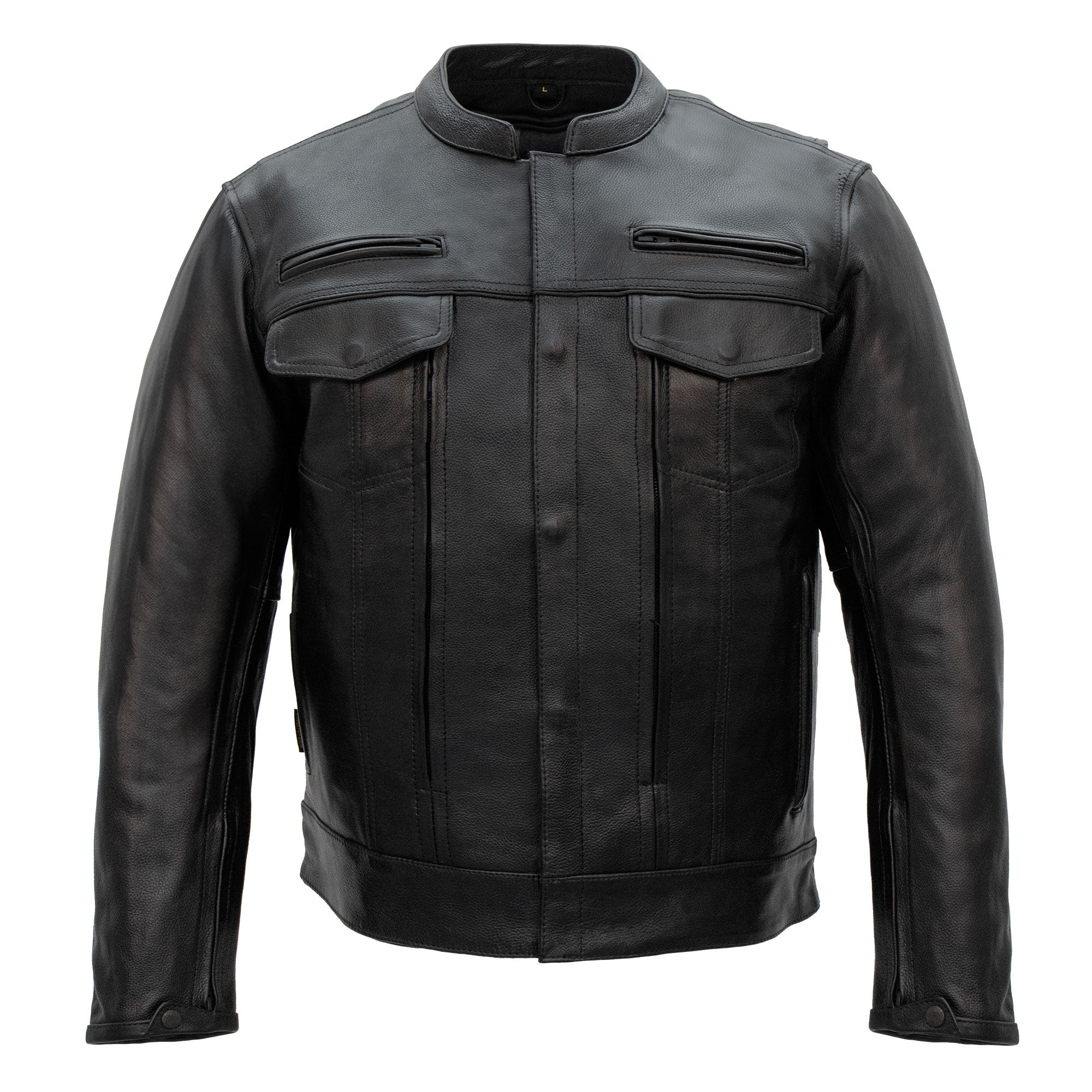 Men's Leather Jacket with Concealed Carry | Hot Leathers
