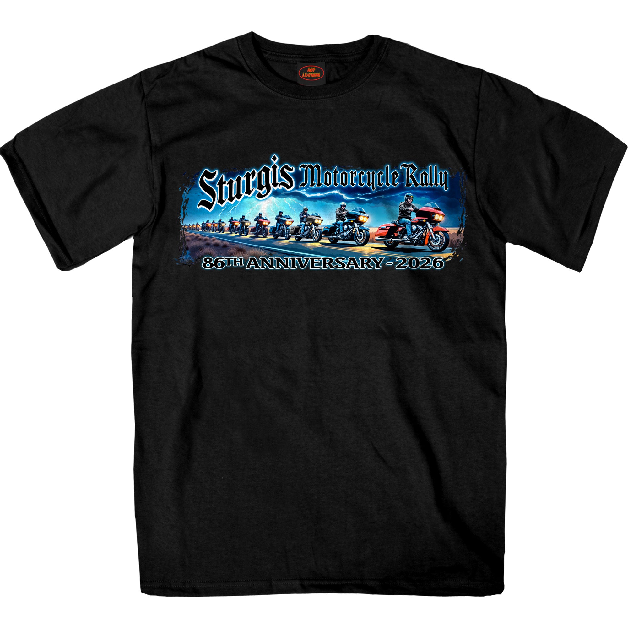 2026 Sturgis Motorcycle Rally Eagle Storm Mens Black T-Shirt