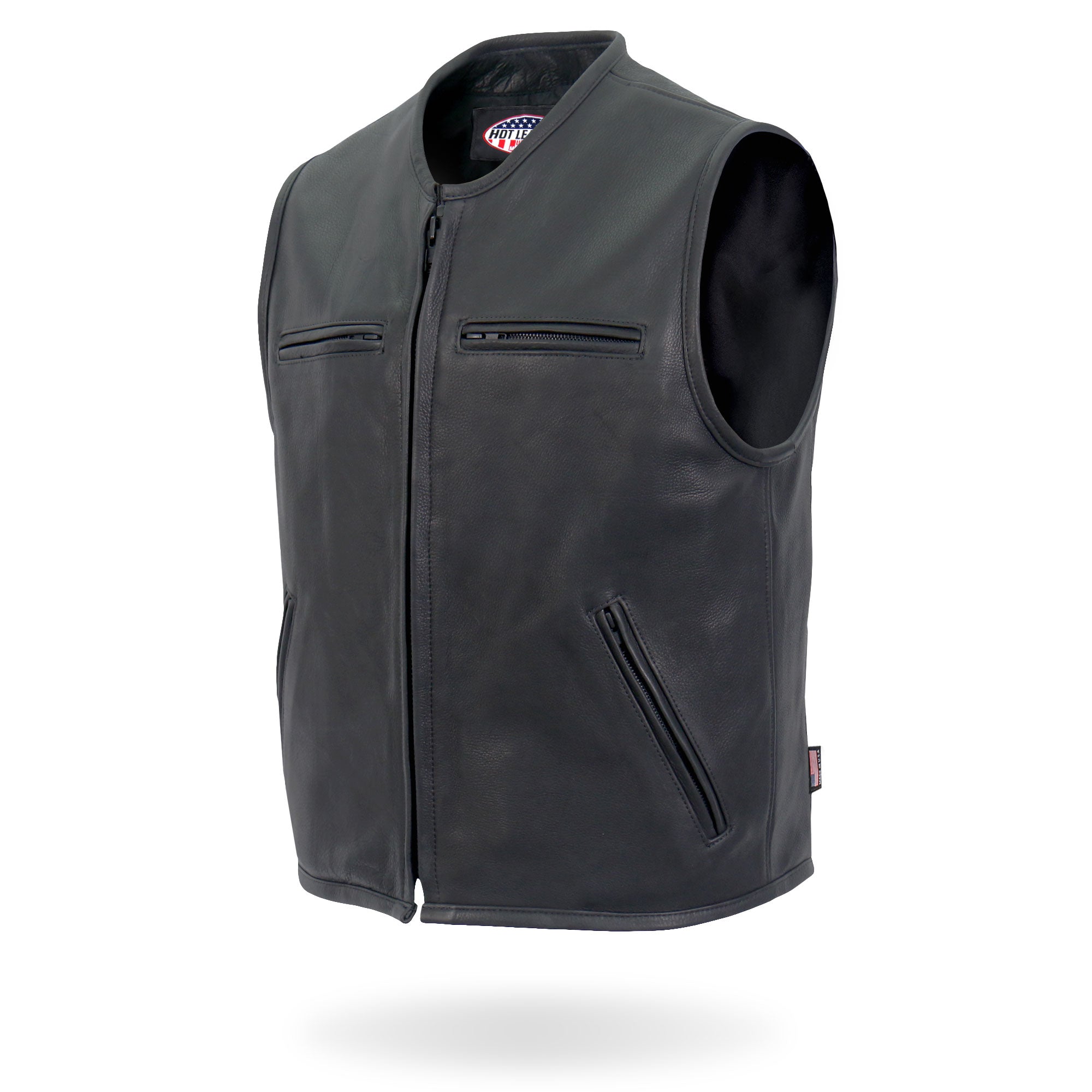 小物 ridingvest Hot Leathers VSM5001 Men's USA Made Premium Steerhide Motorcycle Leath