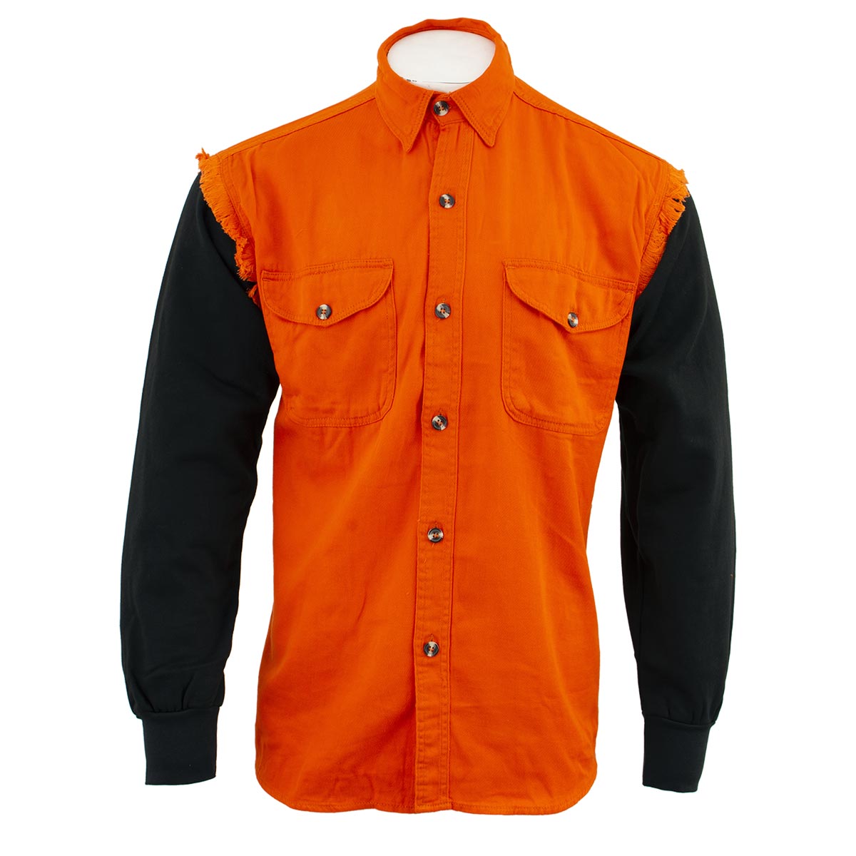 NexGen DM3333 Men's Orange with Black Long Sleeve Button Down Shirt NexGen DM3333 Men's Orange with Black Long Sleeve Button Down Shirt