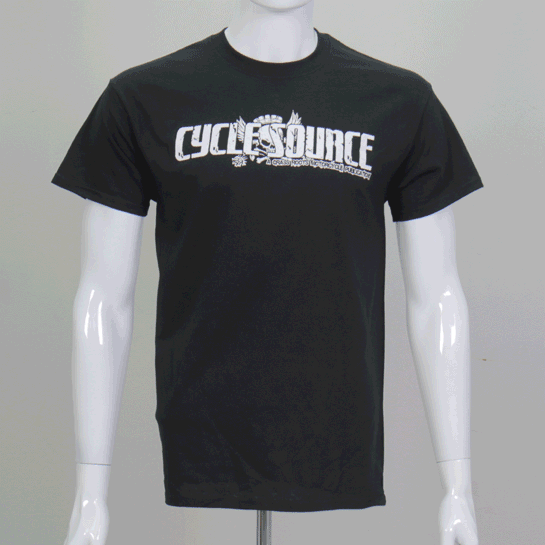 Official Cycle Source Magazine CSM1008 Men’s Scooter Tramp Black T-Shirt