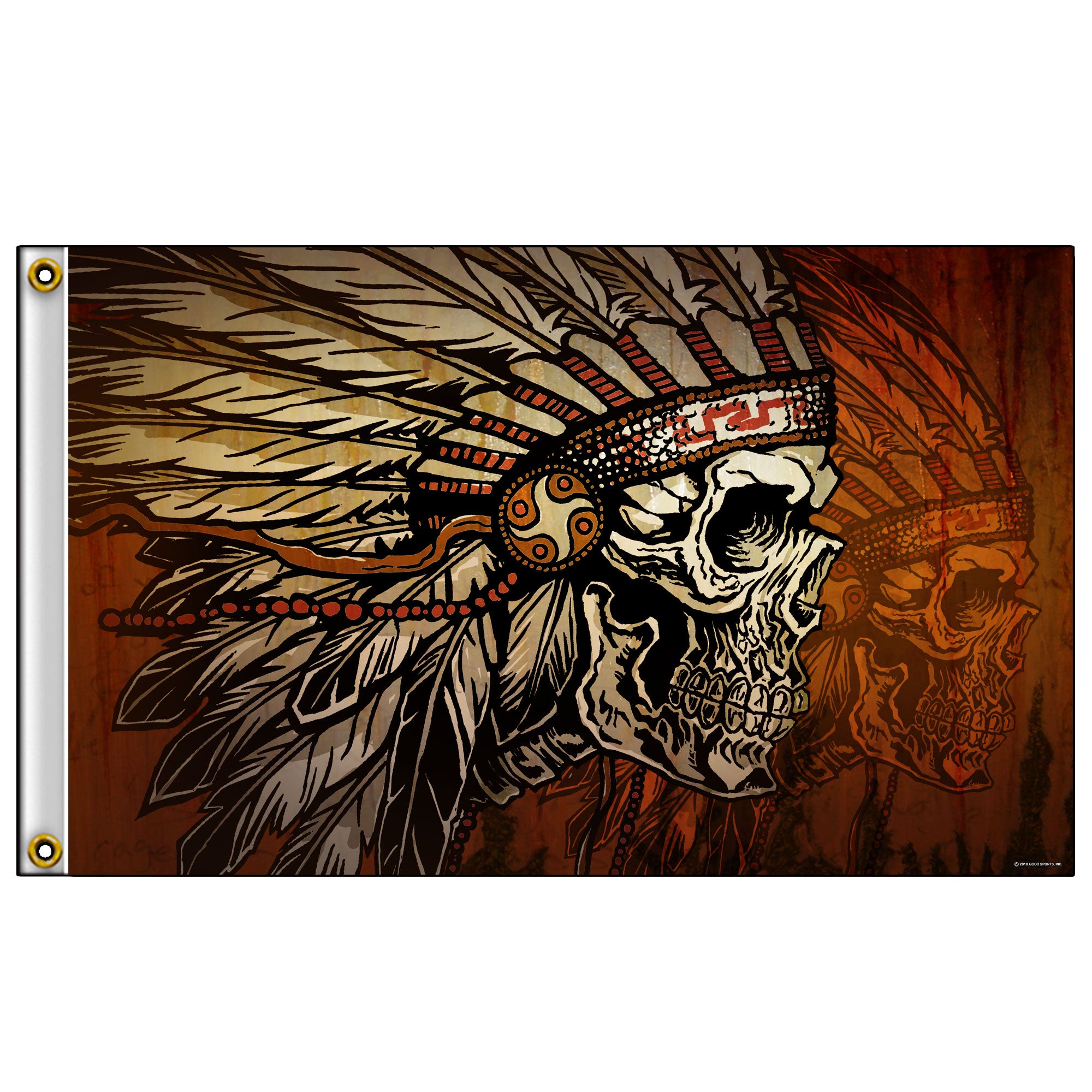 Hot Leathers FGA1081 Headdress Earthtones Flag 3’X5’