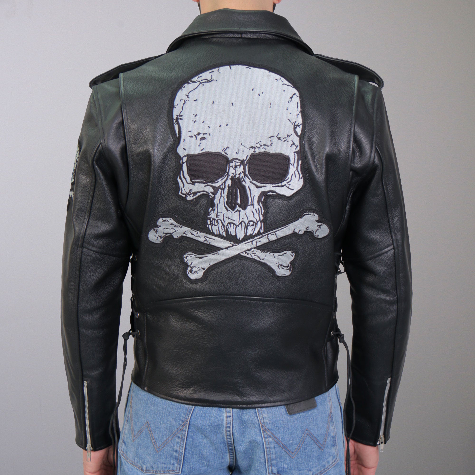 JKT M SKULL CROSSBONES – Hot Leathers - Main Image