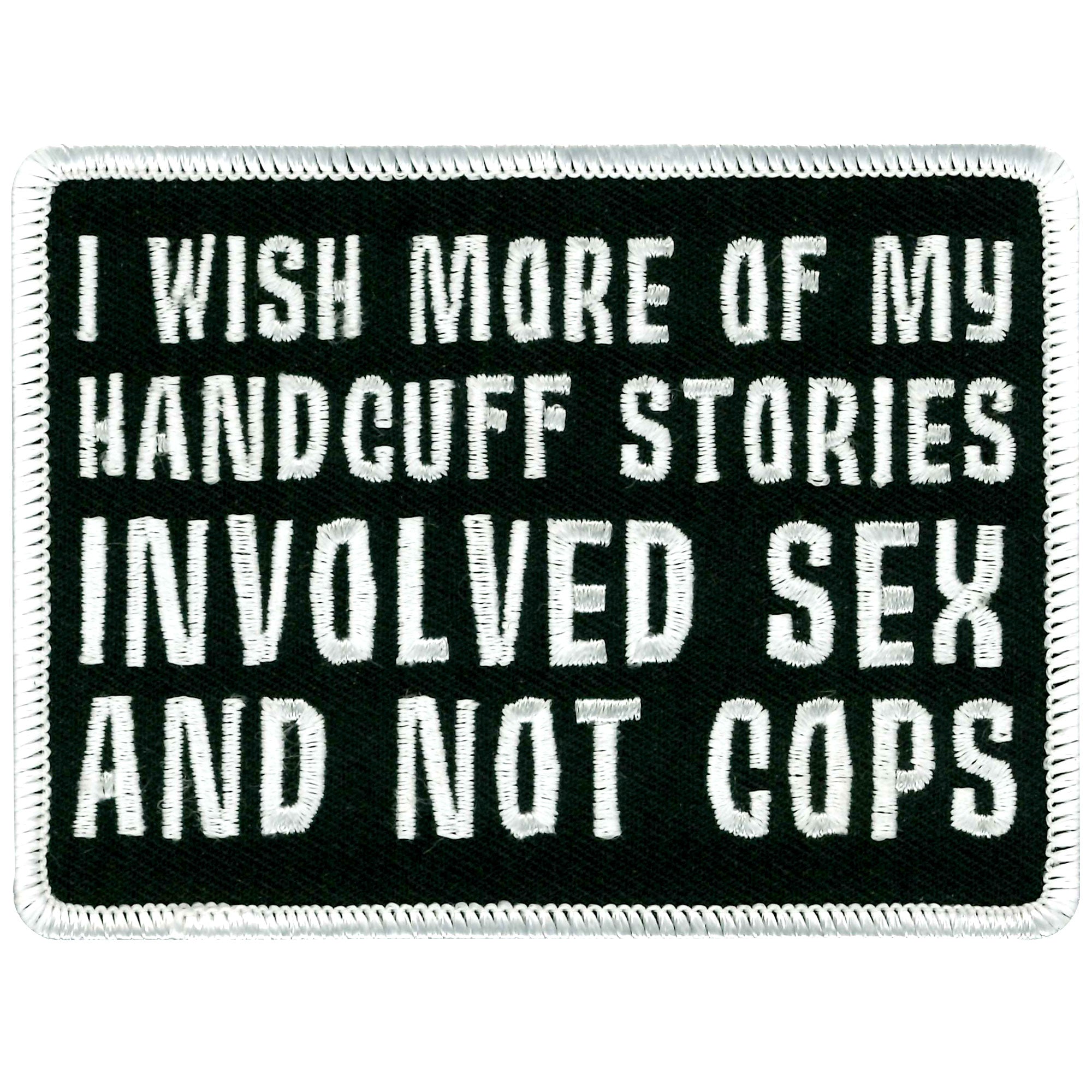 Hot Leathers Handcuff Stories Embroidered Patch