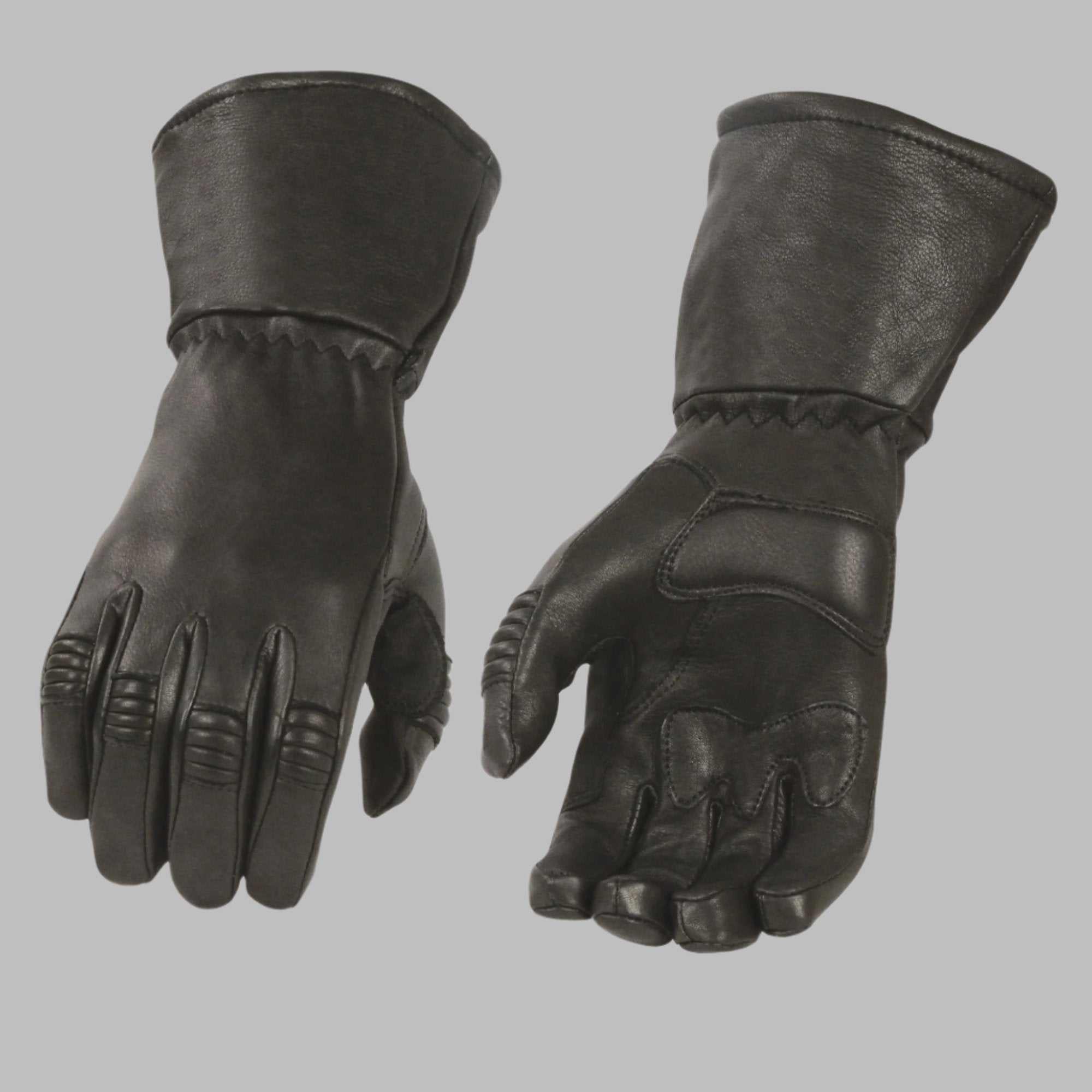 milwaukee handschuhe leder Milwaukee Leather Men's Deerskin Thermal Lined Gauntlet Gloves, Black G039