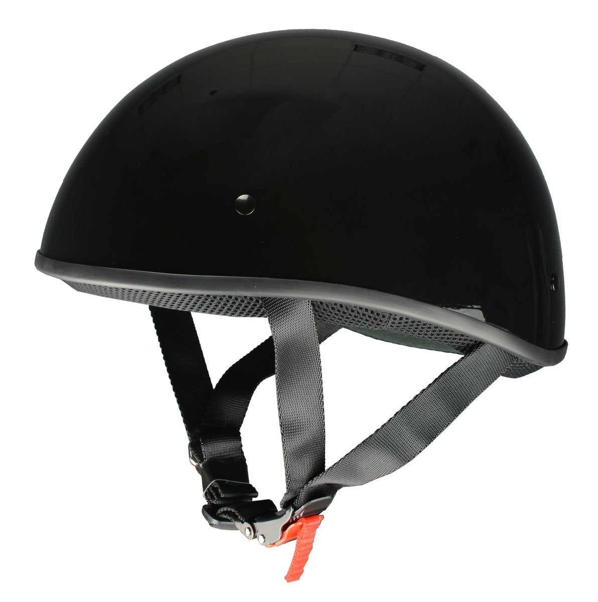 adult bike helmets milwaukee T70 Freedom Skulls Black Glossy Motorcycle DOT Approved Skull Cap Half Helmet Biker face helmet collection is made of a composite shell which meets and exceeds the Department of Transportation FMVSS 218 safety standards Milwaukee Helmets MPH9820DOT Flat Black