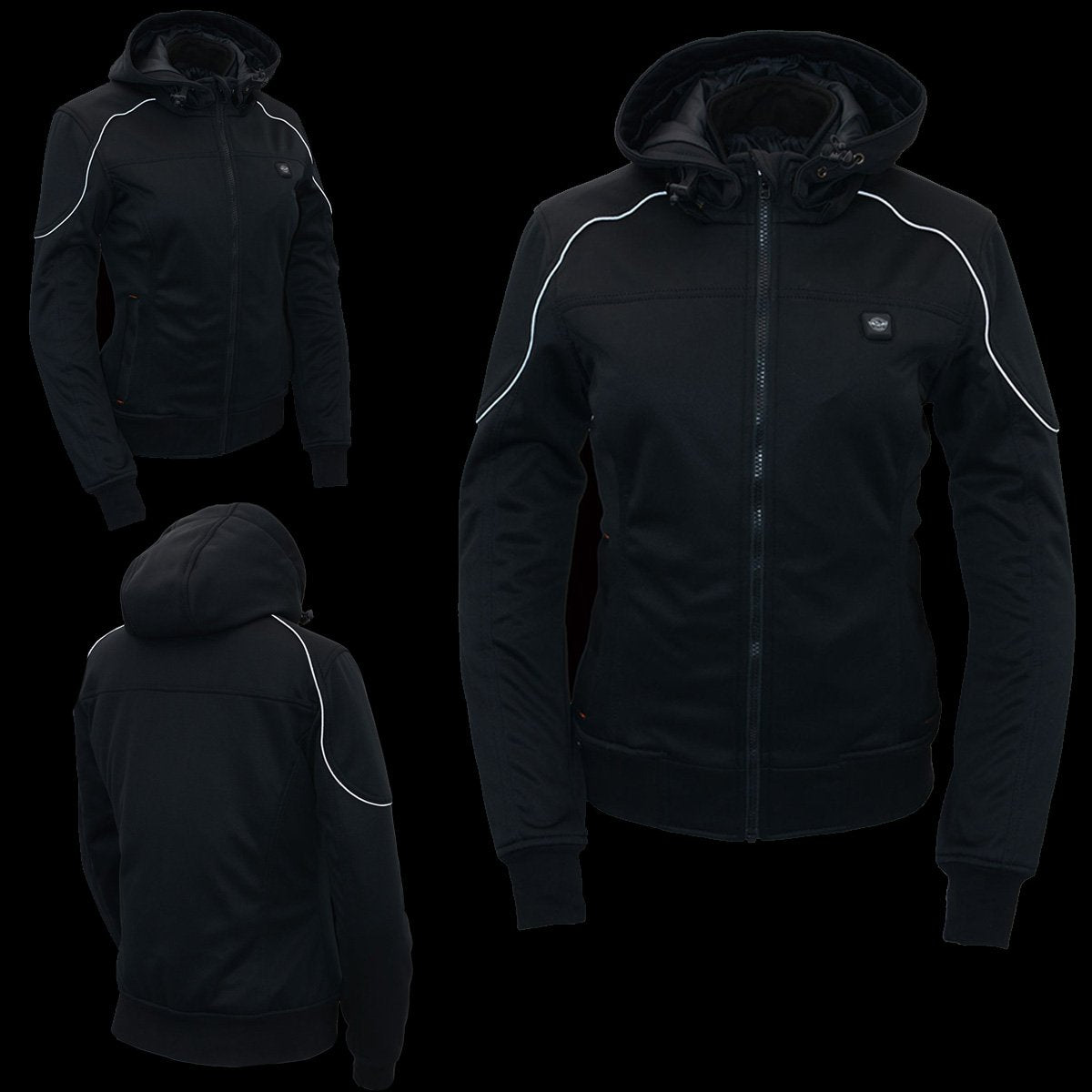 Milwaukee Performance MPL2761SET Women's Black 'Heated' Soft Shell Hooded Heated Jacket (Battery Pack Included)