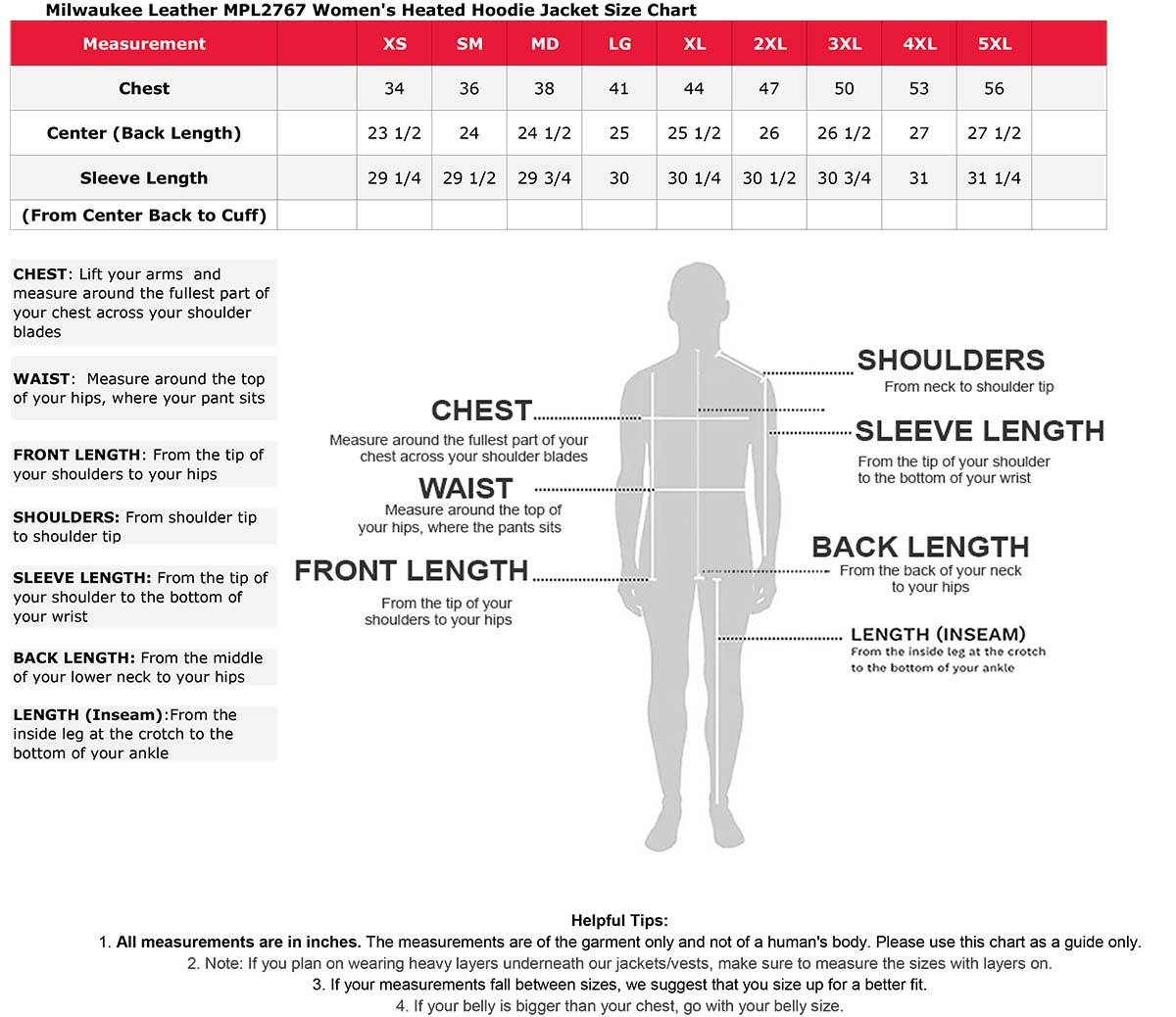 Milwaukee Leather MPL2767SET Women's Black 'Heated' Soft Shell Hooded Jacket (Battery Pack Included)