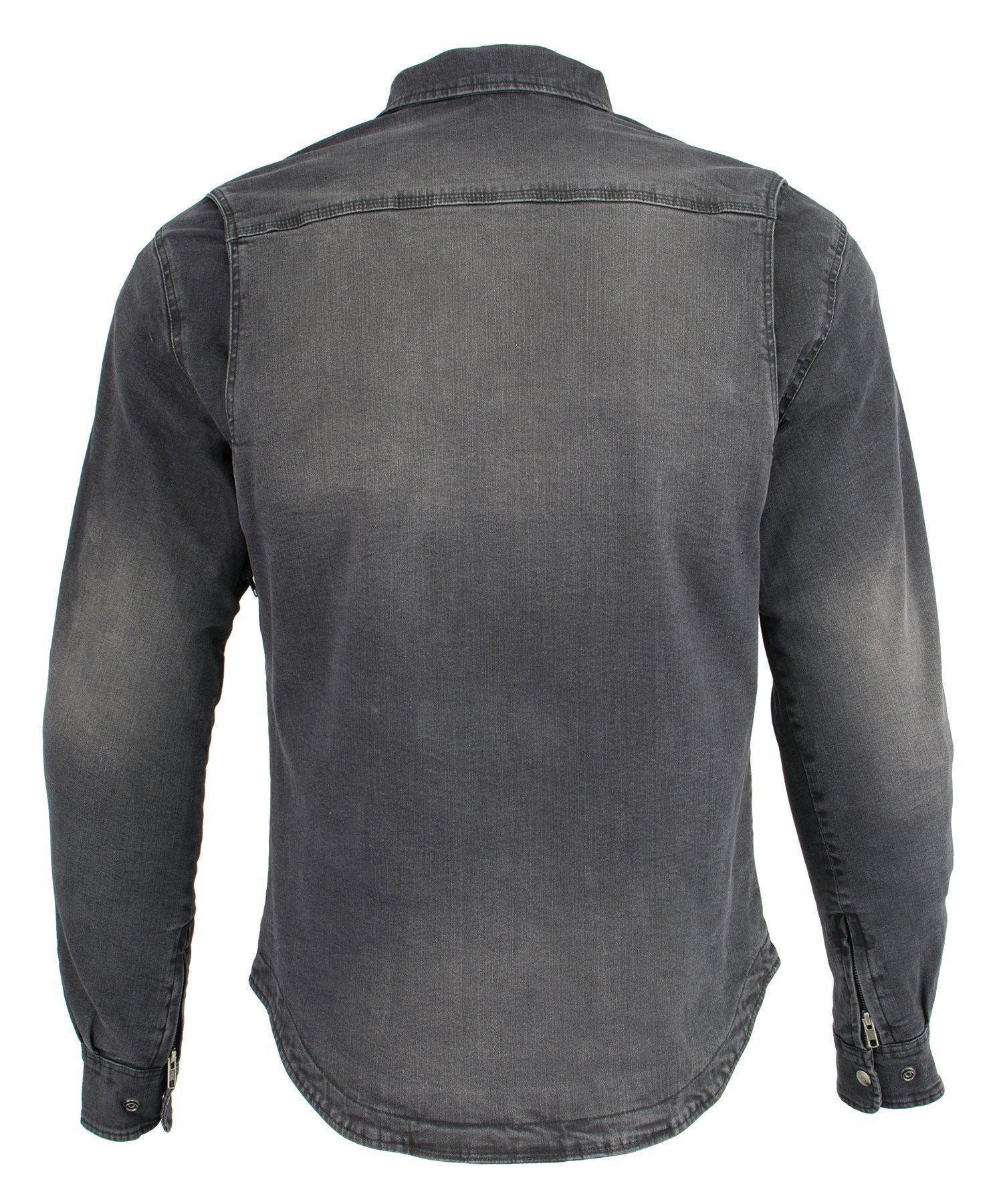 Milwaukee Performance MPM1620 Men's Armored Denim Biker Shirt with Aramid® by DuPont⢠Fibers