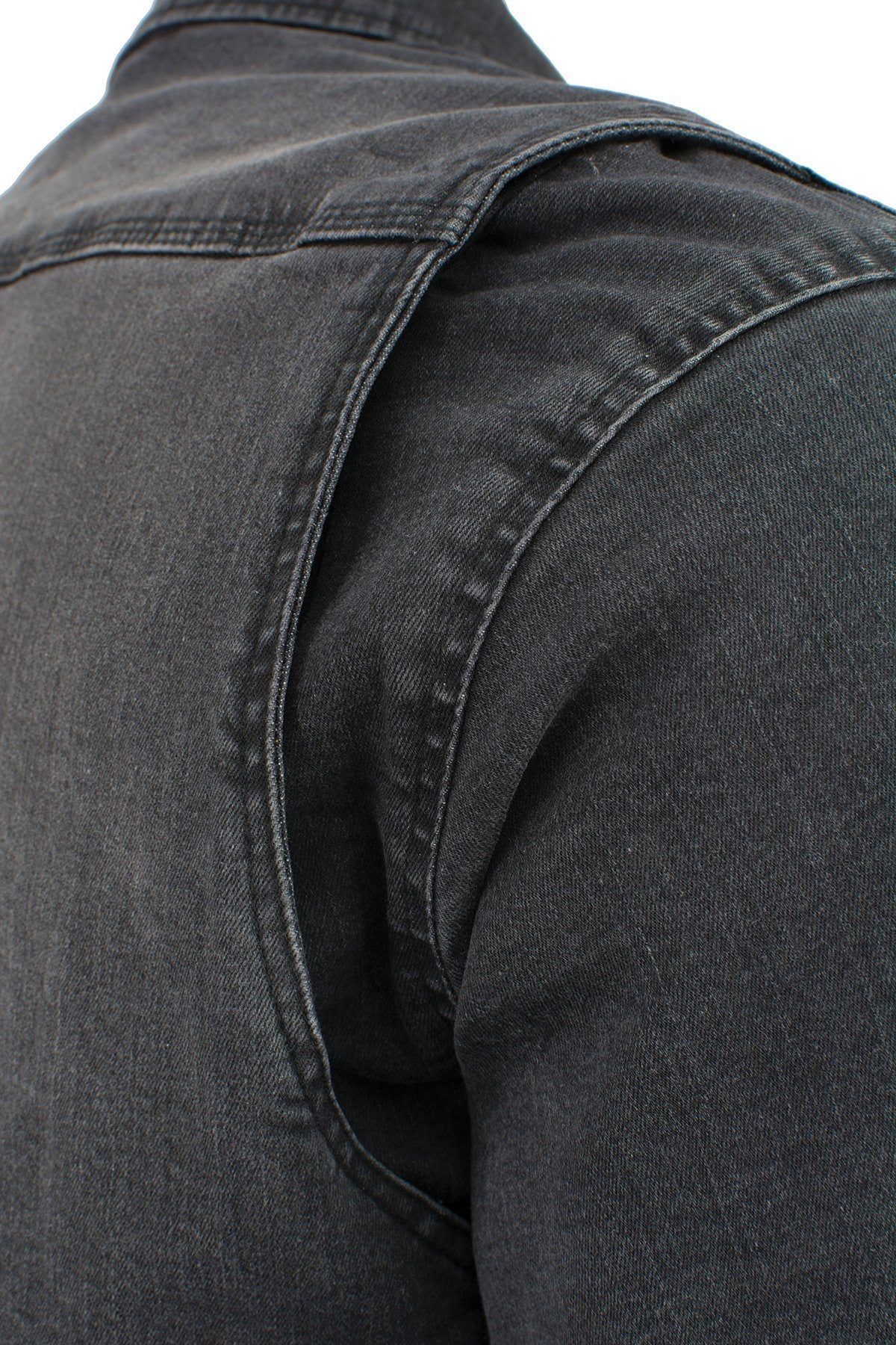 Milwaukee Performance MPM1620 Men's Armored Denim Biker Shirt with Aramid® by DuPont⢠Fibers