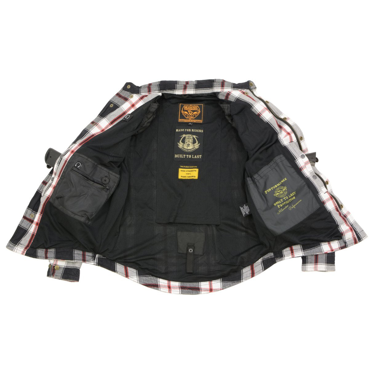 Milwaukee Performance MPM1625 Men's Armored Flannel Shirt with Aramid® by DuPont™ Fibers