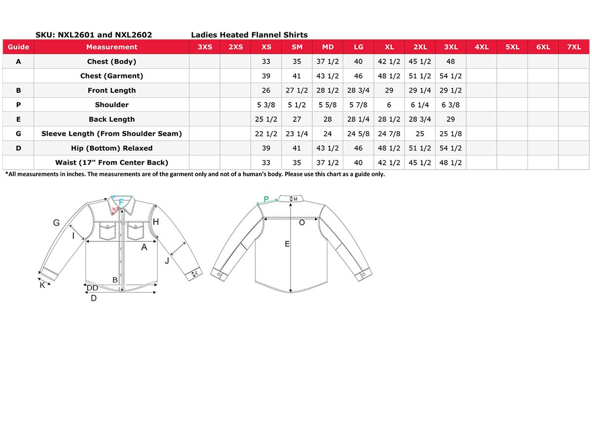 NexGen NXL2760SET Ladies 'Storm' Black Heated Soft-Shell Jacket (Rechargeable Battery Pack Included)