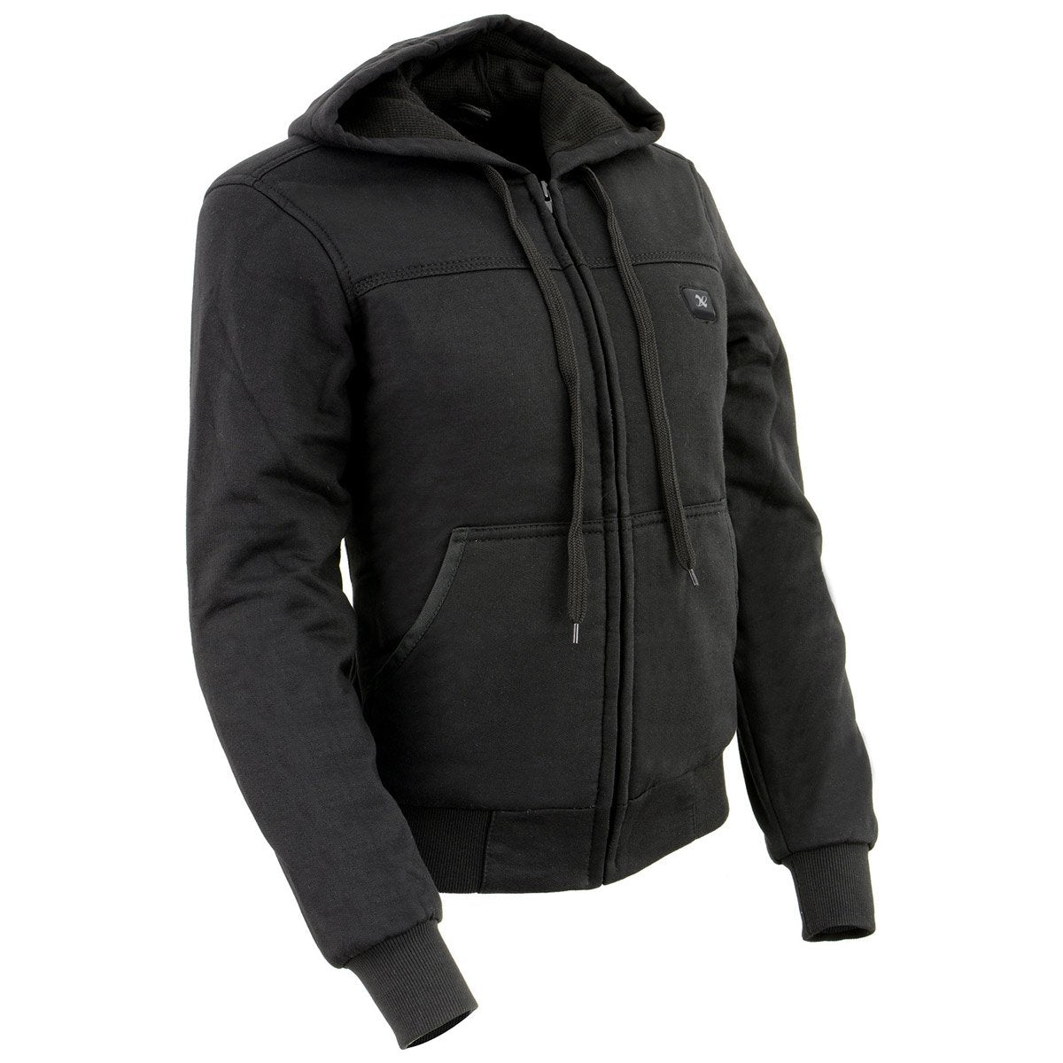 NexGen NXL2713SET Ladies 'Fiery' ‘Heated’ Black Hoodie (Rechargeable Battery Pack Included)