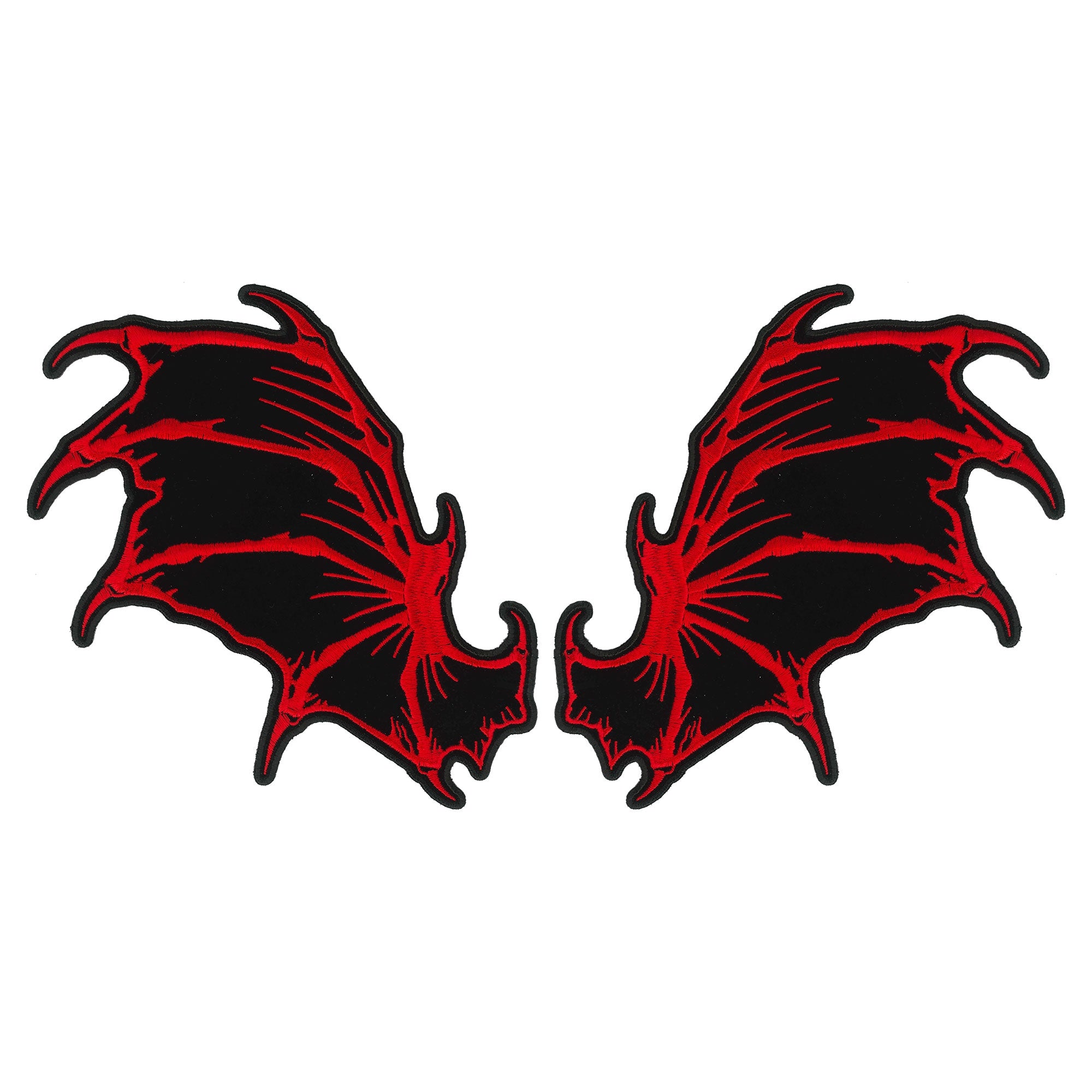 Hot Leathers PPQ1439 Dragon Wings 8" Patch