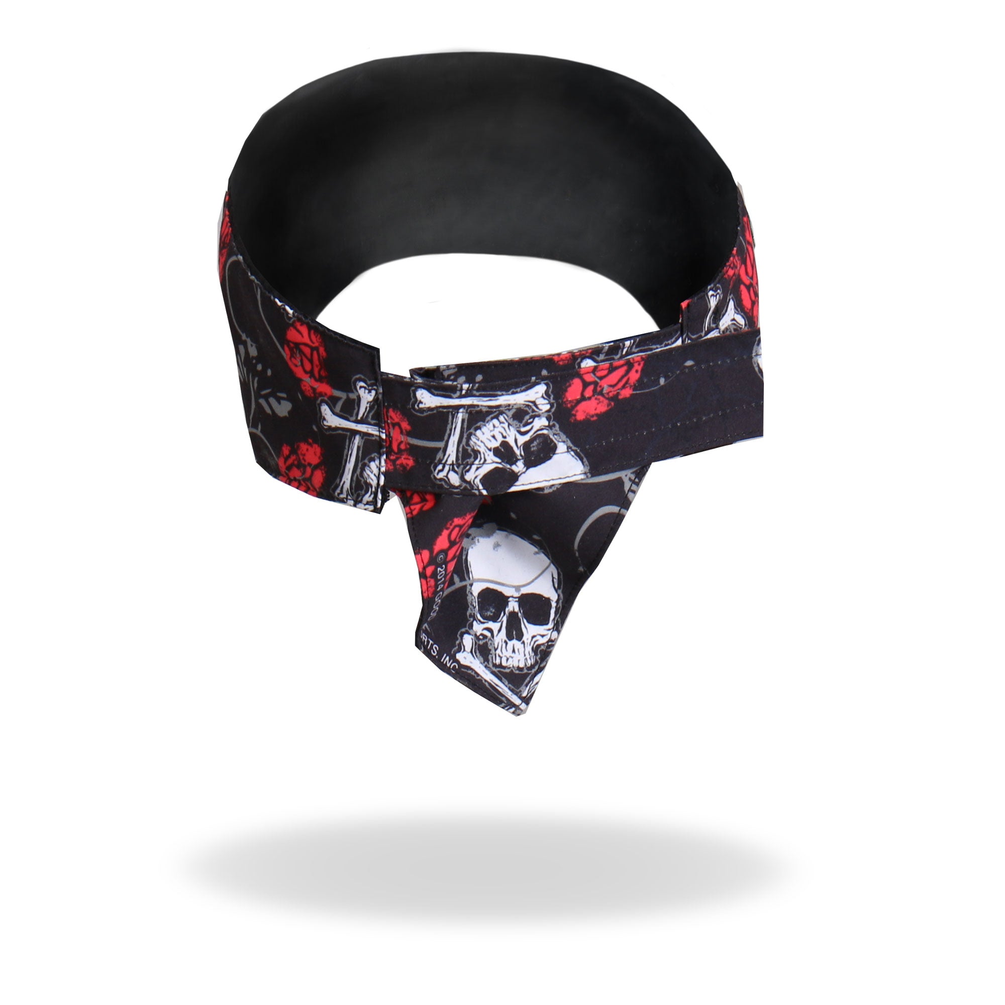 Hot Leathers Sublimation Skull Roses Road Wrap