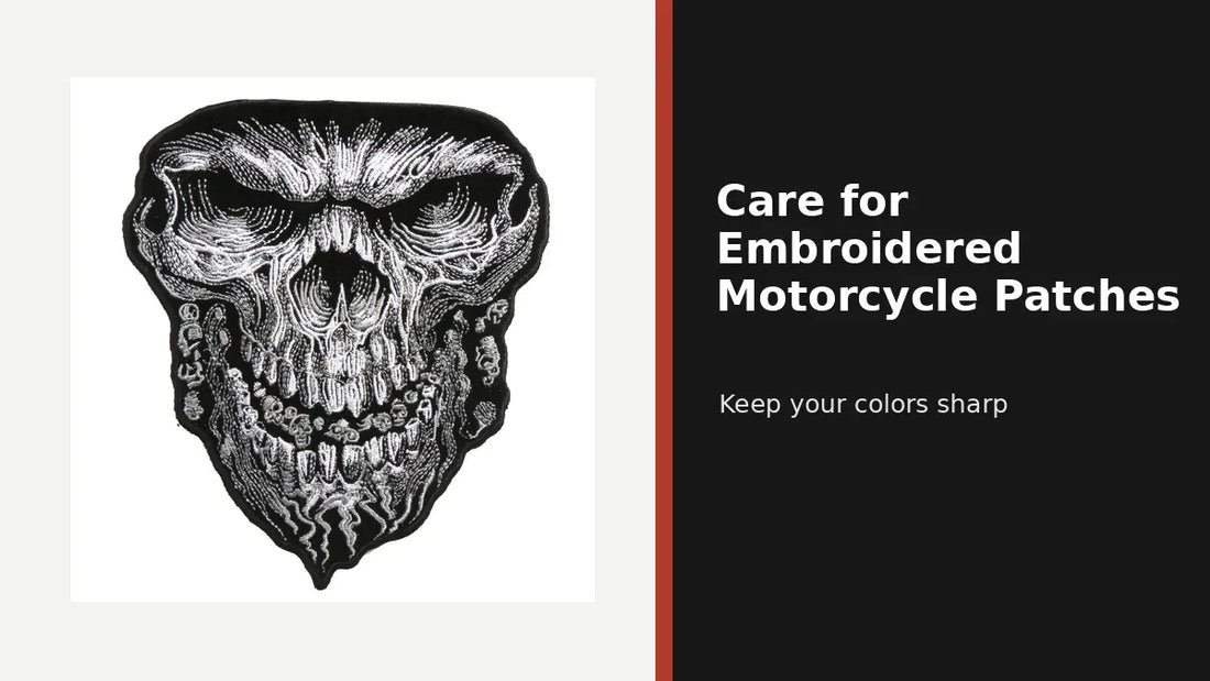 How to Care for Motorcycle Patches: Keep Colors Sharp
