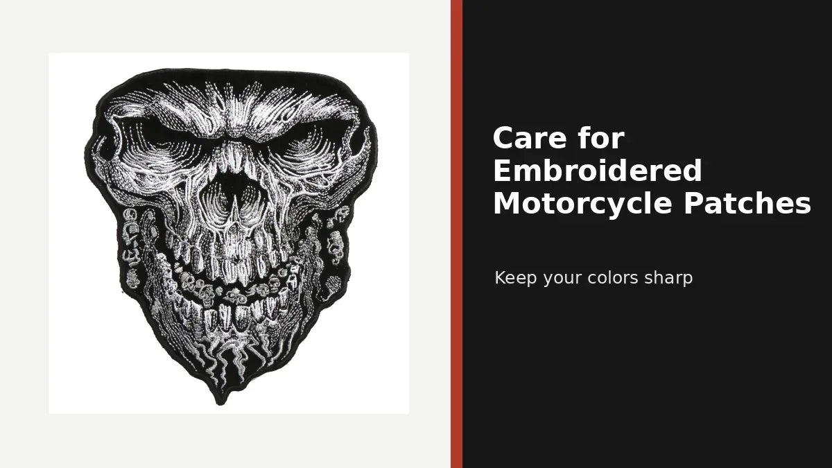How to Care for Motorcycle Patches: Keep Colors Sharp