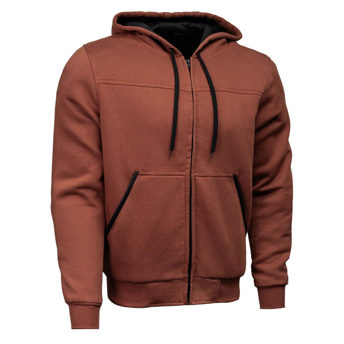 Milwaukee Leather Men's Streetguard Riding Hoodie - Aramid Reinforced with CE Shoulder and Elbow Armor