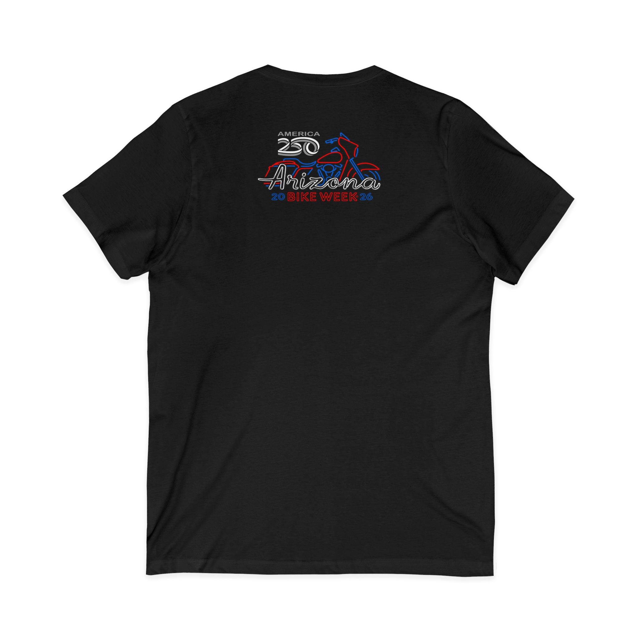 Arizona 2026 Neon Bike Black V-neck Women's T-Shirt