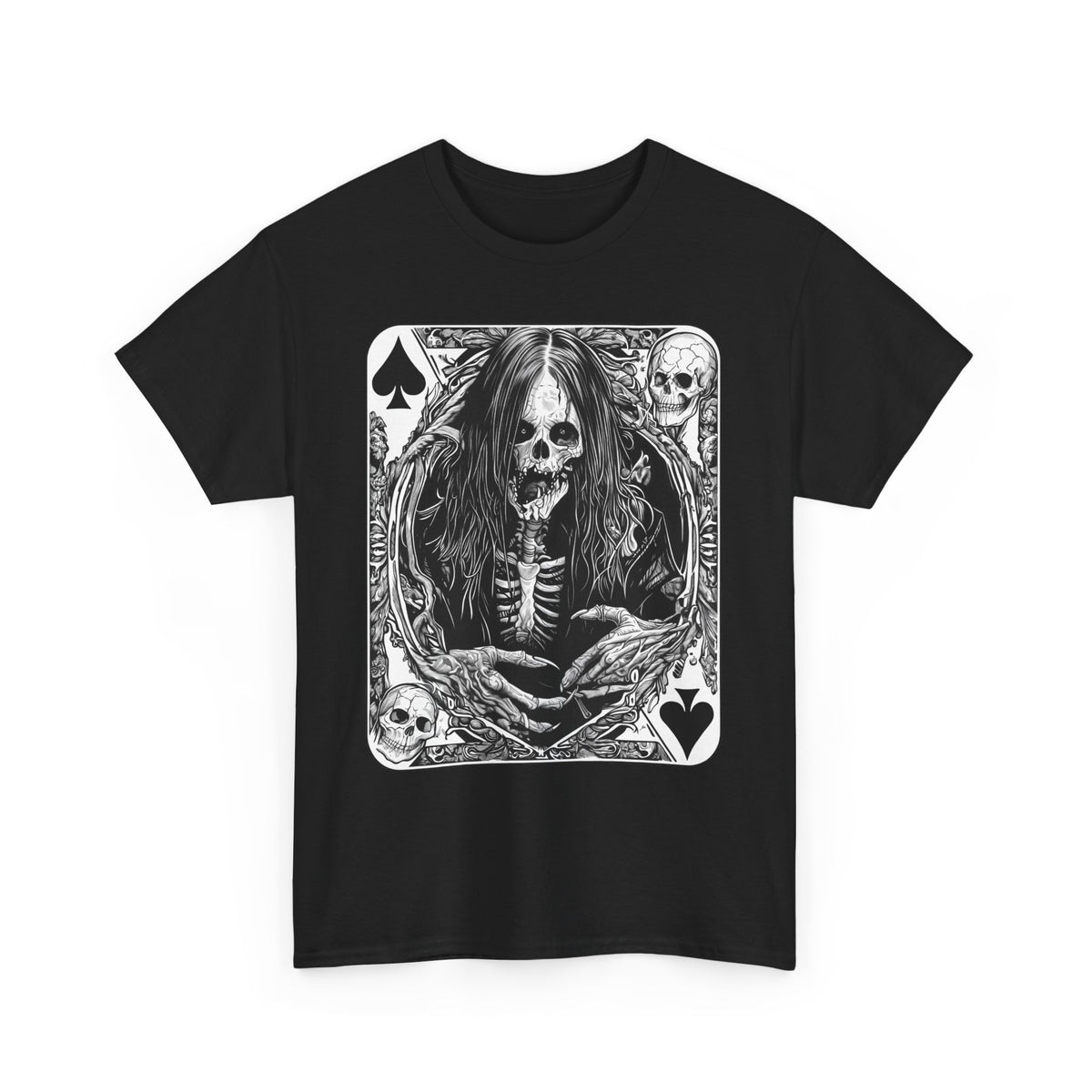 Hot Leathers Doom Card Zombie Men's Black T-shirt GMX