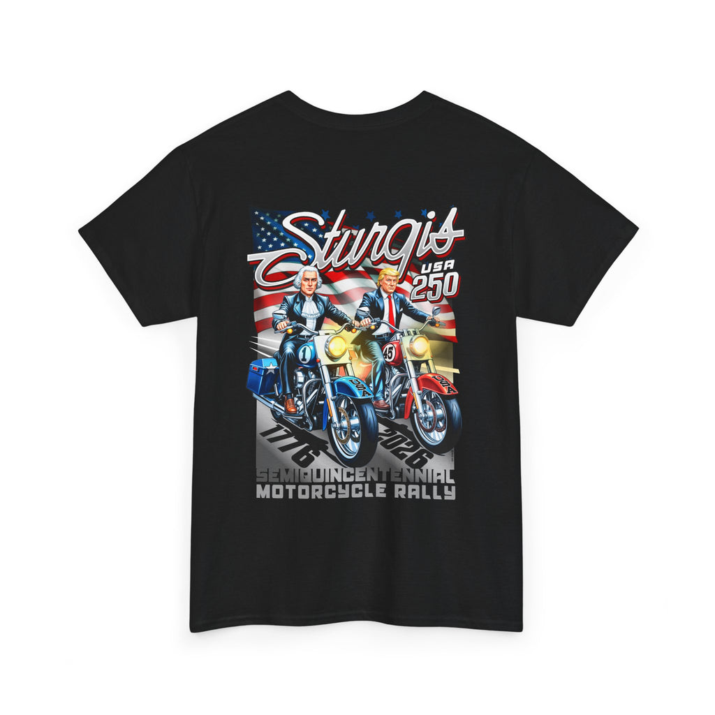 2026 Sturgis Motorcycle Rally George & Donny Mens Black T-shirt GMX