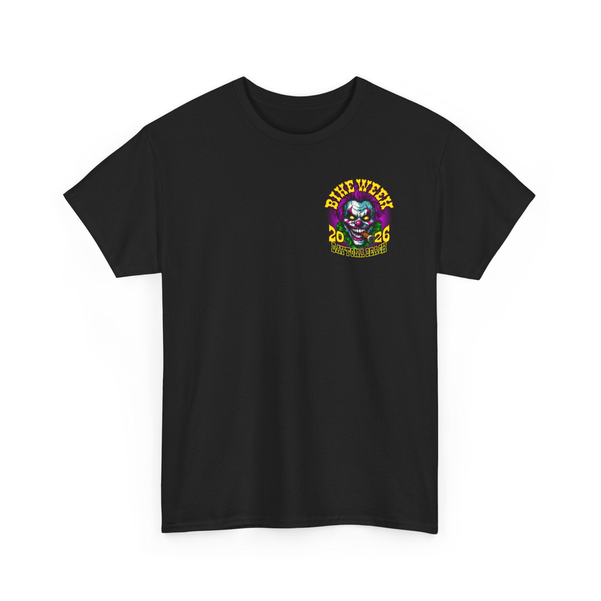 Daytona 2026 Crazy Clown Mens Black T-Shirt