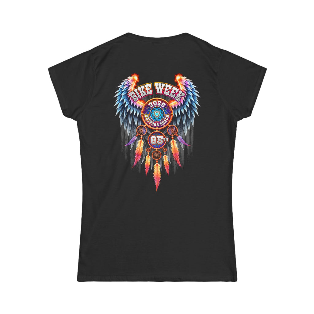 Daytona 2026 Dream Catcher Ladies Black T-Shirt