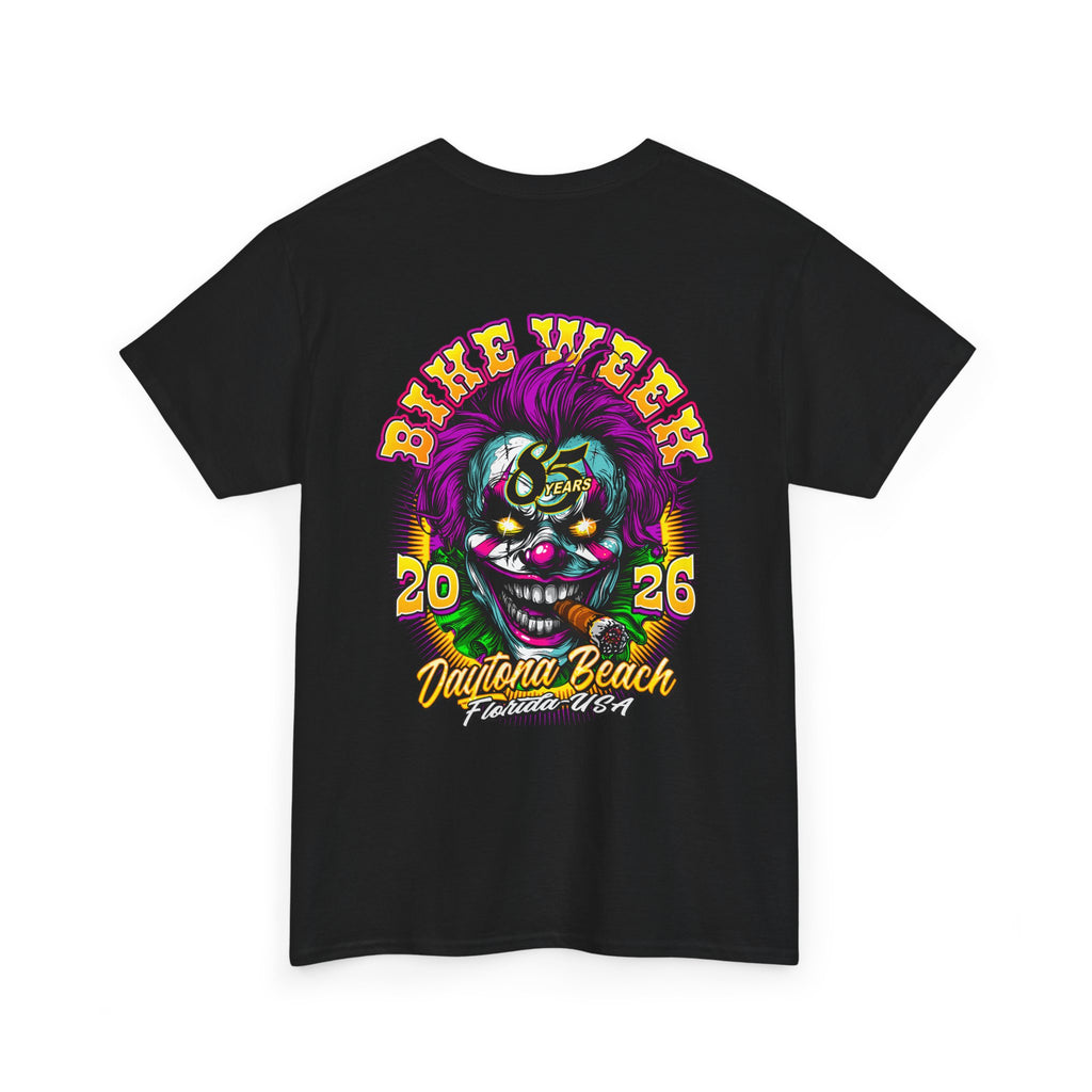 Daytona 2026 Crazy Clown Mens Black T-Shirt