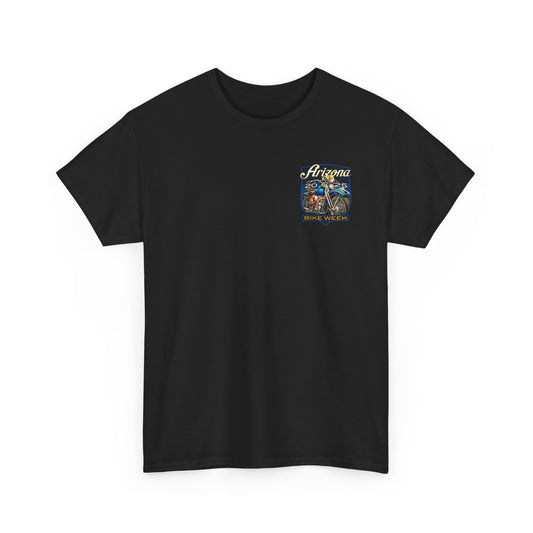 2025 Arizona Bike Week Desert Ride Men's Black T-Shirt GMX