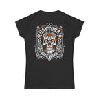 Daytona 2026 Sugar Skull Ladies Black T-Shirt