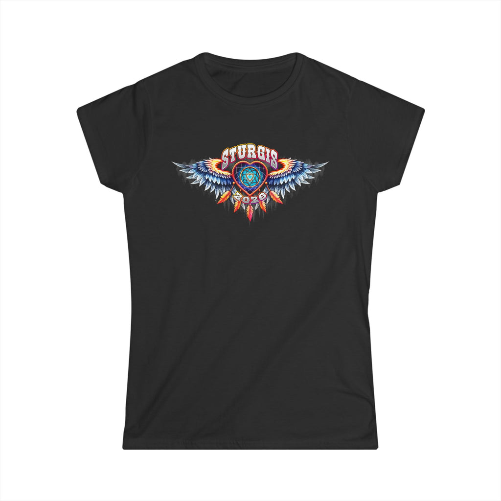 2026  Sturgis Motorcycle Rally  Dream Catcher Ladies Black T-Shirt GMX