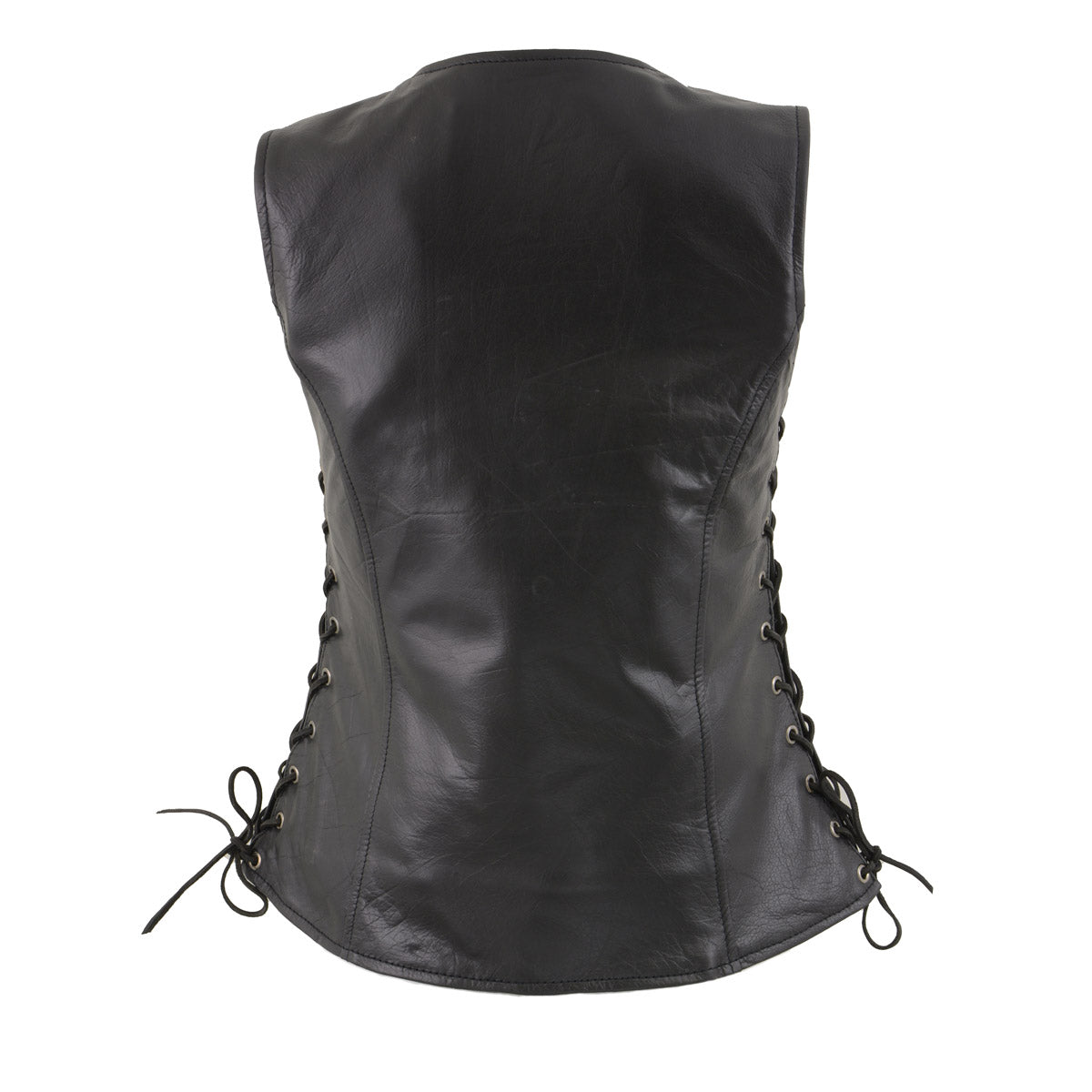 Milwaukee Leather LKL4710 Women's Black Premium Leather Motorcycle