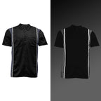 Milwaukee Motorcycle Clothing Co. Men’s Blk/Grey Mechanic Work Shirt – w / Reflective Strip, Rider‑Built MDM11608