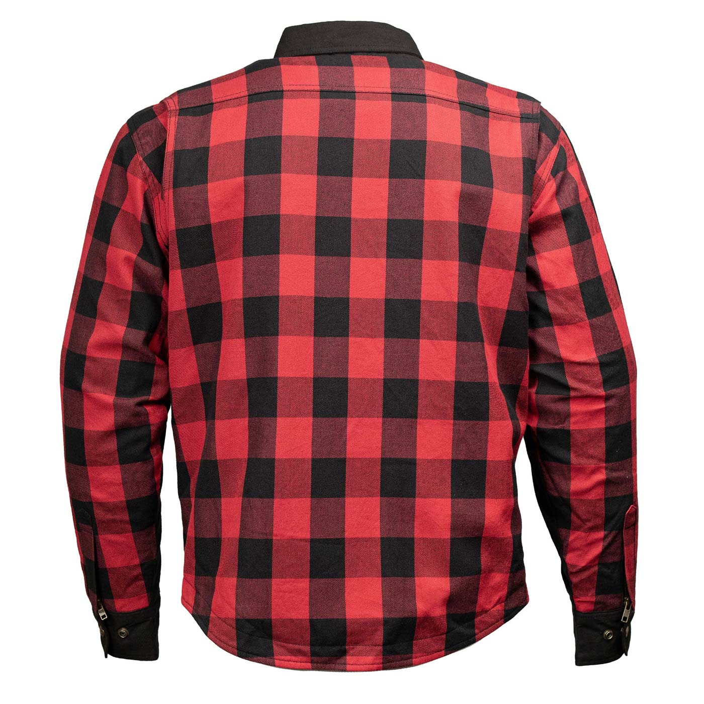 Milwaukee Leather Men’s "Splitline - Havoc" 2-Tone CE Armored Protective Flannel - Kevlar® Reinforced - MPM1671