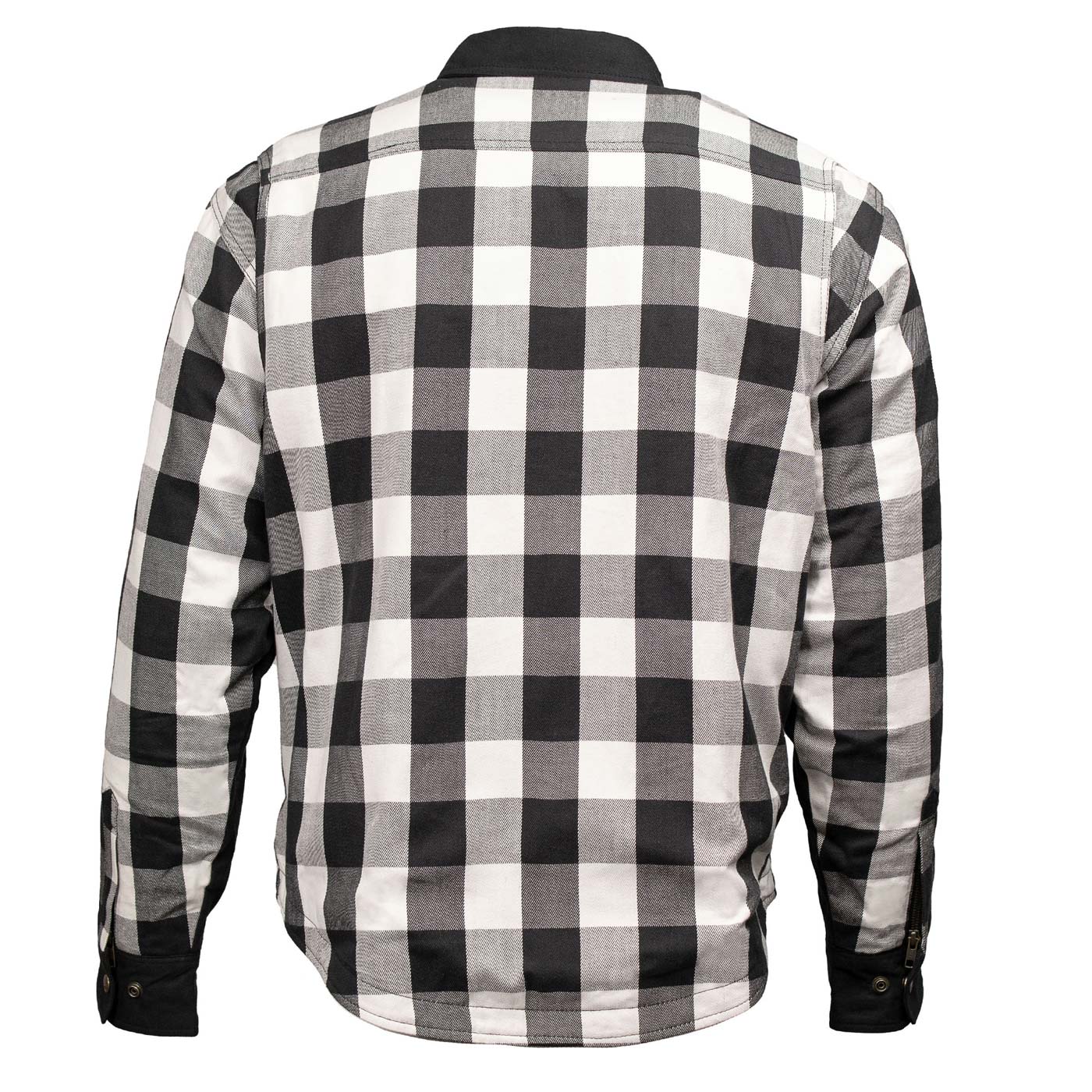 Milwaukee Leather Men’s Splitline Tundra 2-Tone CE Armored Protective Flannel - Kevlar® Reinforced - MPM1673