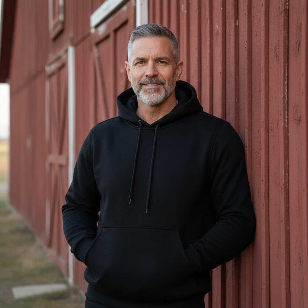 Milwaukee Leather Men's Streetguard Riding Hoodie - Aramid Reinforced with CE Shoulder and Elbow Armor