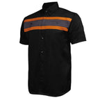 MMCC Men's Petrol Classic Mechanic Button Up Shirt - Dual Chest Pockets - Microfiber Panel - Rider Ready - MMC16006