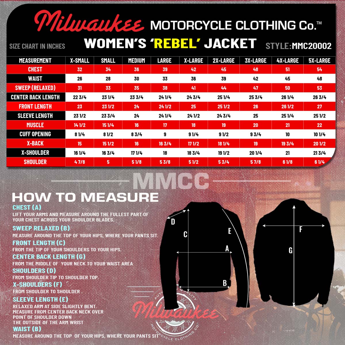 Milwaukee Motorcycle Clothing Co. Women's Rebel Scooter Style