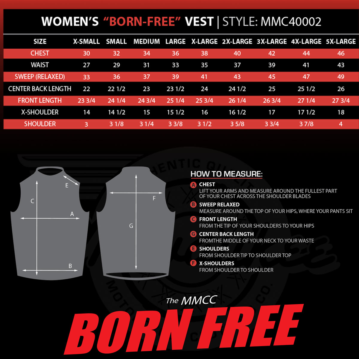 Milwaukee Motorcycle Clothing Co. Women's Born-Free Tall Sizes Black Leather Vest w/ V-Neck, Side Lace, Snap MMC40002