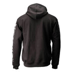 MMCC Men’s Bare Bones Hoodie - Reflective Skull Graphics Front & Back, Full Zip, 100 % Cotton - MPM1680