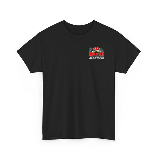 2025 Arizona Bike Week Official Logo Men's Black T-shirt GMX