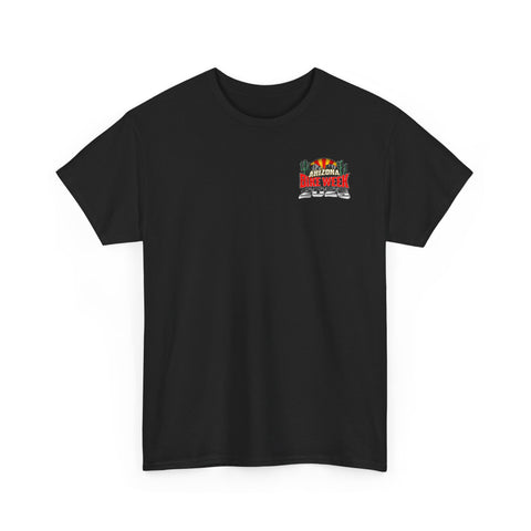 2025 Arizona Bike Week Official Logo Men's Black T-shirt GMX