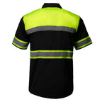 MMMCC Men’s Safeway Green/Black Mechanic Rider Ready Shirt w/ Reflective Strip MDM11613